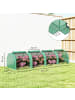 Outsunny Gewächshaus 395L x 100B x 80H cm Grün