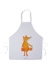 Mr. & Mrs. Panda Schürze Fuchs Laterne ohne Spruch in Weiß
