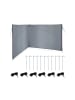 relaxdays Windschutz in Grau - (B)4 x (H)1,5 m