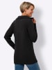Sieh an! Longpullover in schwarz