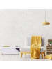 relaxdays Sitzbank in Weiß - (B)76 x (H)35 x (T)37 cm