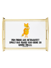 Mr. & Mrs. Panda Sofa Tablett Fuchs Lord mit Spruch in Weiß