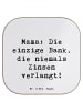Mr. & Mrs. Panda Coaster Spruch Mutter Bank mit Spruch in Weiß