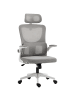 Vinsetto Bürostuhl-60L x 59B x 114-122H cm-Grau