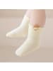 MUNADUNA 4er-Set 'CiCi' Baby Socken in Gelb