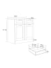 VCM  Küchenschrank 80 cm Unterschrank Schublade Colura in Weiß / Anthrazit