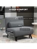 HOMCOM Schlafsessel in Grau 75L x 70B x 75H cm