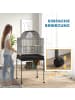 Pawhut Vogelkäfig Schwarz 63L x 53B x 144H cm