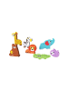 Tooky Toy 3D Kinder Holz-Puzzle Tiere in braun