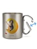 Mr. & Mrs. Panda Thermobecher Pinguin Mond ohne Spruch in Silber