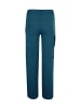 Trollkids Quick-Dry Zip-Off Hose "Oppland Slim Fit" in Petrolblau