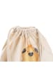 Mr. & Mrs. Panda Beutel Rucksack Mops Krone mit Spruch in Creme