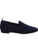 La Strada Slipper in blue knitted