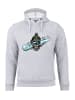 Cotton Prime® Kapuzensweatshirt Skull on Snowboarding in grau