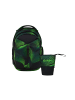 Satch Schulrucksack-Set MATCH "Seismic Green" 2-teilig in Grün