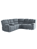 Beliani Ecksofa ROKKE in Grau - (W) 233 x (H) 94 x (L) 200 cm