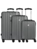 Check.In Aurora - Trolley-Set 3tlg. (limettengrün) in anthrazit