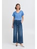 b. young Kurzarm-Bluse BYSELITA Regular fit in Blue Horizon