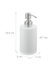 relaxdays Seifenspender in Weiß - 180 ml