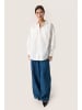 Soaked in Luxury Langarm - Hemd SLCalico Lockere Passform in Broken White
