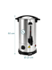 relaxdays Glühweinkocher in Silber - 7 l