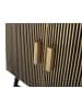 Giner y Colomer Sideboard mit 4 mit Bronze verkleideten Holztüren und Marmorplatte in Gold