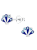 schmuck23 Silber-Ohrringe 925 Muschel 0,7 cm x 0,8 cm