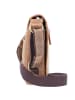 Greenburry Vintage Umhängetasche Leder 20 cm in brown