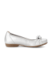 Gabor Sportliche Ballerinas in silber