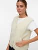 Vero Moda Teddyfell Weste in Cannoli Cream