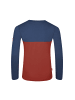 Trollkids Longsleeve Bergen in red clay/mystic blue