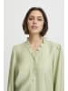 ICHI Bluse langarm IXLAYA Regular fit in Aqua Gray