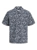 Jack & Jones Hemd JJMilo in marine weiß
