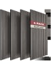 tectake Schallabsorber 3D MDF Echtholzfurnier 120x60cm schallabsorbierend