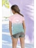 Kangaroos T-Shirt in rosa-mint