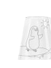 Mr. & Mrs. Panda Weißwein Glas Pinguin Surfer ohne Spruch in Transparent
