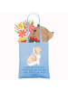 Mr. & Mrs. Panda Shopper Langhaar Collie Treue mit Spruch in Sky Blue