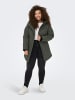 ONLY Carmakoma Parka Mantel Winter Jacke Große Übergröße Curvy Plus Size in Dunkelgrün