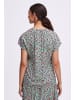 b. young Kurzarm-Bluse BYMMJOELLA Regular fit in Palace Blue Ditsy Mix