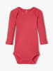 name it langarm Bodys im 3er-Pack Alpaka in Rot
