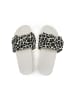 Flip Flop Slides "pool*bow leo" in WeiÃŸ / Braun