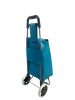 Cheffinger 30L Einkauf Trolley Einkaufswagen Shopping Trolley Tasche in Türkis