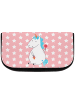 Mr. & Mrs. Panda Kosmetiktasche Einhorn Baby ohne Spruch in Rot Pastell