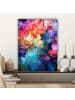 MuchoWow Leinwand bilder Abstrakte Kunst bunt (BxH)