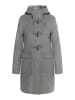 DreiMaster Vintage Dufflecoat Aus Wollgemisch in Grau Melange