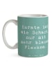Mr. & Mrs. Panda Geschenktasse Spruch Karate Schach mit Spruch in Meeresbrise