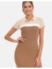 Cipo & Baxx Strickkleid WP256 in MOCHA