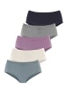 Vivance Taillenslip in anthrazit, beige, flieder, eukalyptus, navy
