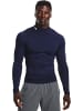 Under Armour T-Shirt "Ua Hg Armour Comp Mock Ls" in Blau