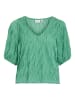 Vila Oberteil mit kurzen Ärmeln in Winter Green
